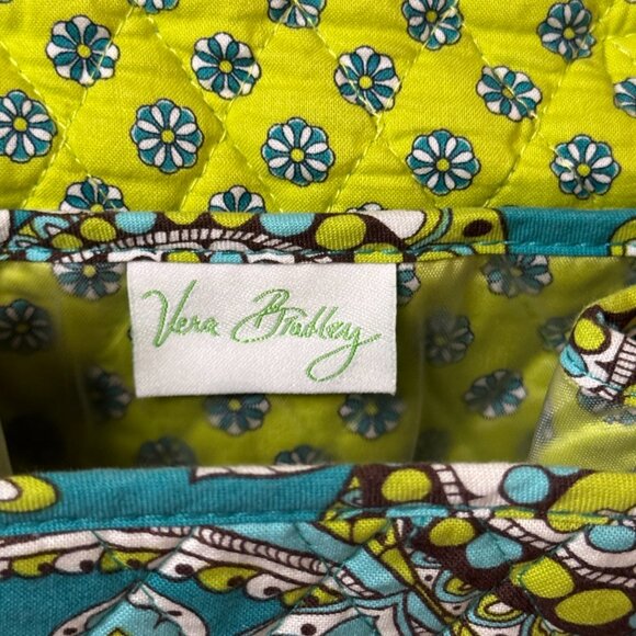 Vera Bradley Peacock Teal Lunchbox Retired Pattern Like NEW - Picture 5 of 7